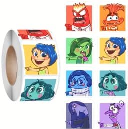 500pcs Stitch Roll Stickers Waterproof Diy Decals For Laptop Phone Ipad Notebook Luggage Thermos Water Bottle Skateboard Decor