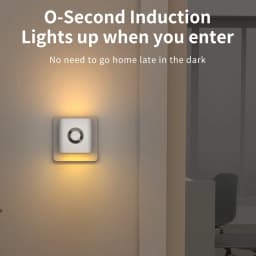 220V EU Plug Socket Night Light with PIR Motion Sensor Dual-head Lighting Warm Night Induction Lamp for Hallway Stairs Bedroom