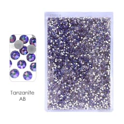 Bulk Wholesale AB Colours Big Package Non Hot Fix Rhinestone ss16 ss20 ss30 Flat Back Crystals Strass Stone For Nail Wedding