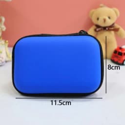 1Pcs Portable Game Console Case For RG35XX H Game Console Case Storage Bag Protective Zipper Carry Bag EVA Hard Handbag