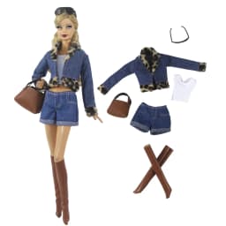 1 Set Doll Clothes 1:6 Scale Dress Outfit for 11.5 Inch 30cm Doll Many Style for Choice Gifts for Girls Doll Accessories #9