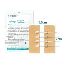 For Wound Care Braces Supports Strap Zipper Wound Closure Patches Breathable Seamless Elastic Zip Sutures Bandages