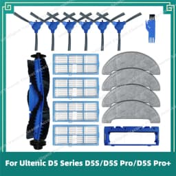 Fit For Ultenic D5 Series D5S / D5S Pro / D5S Pro+ / Lenovo E1 Vacuum Parts Main Side Brush Hepa Filter Mop Rag Accessories Kits
