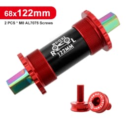 Ceramic Bearing Bicycle Bottom Bracket 68x103/107/110/113/119/122mm Square Titanium Axle Road Mountain Bike Central Axis BB Sets