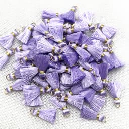 100/50Pcs 20mm Mini Metal Hanging Ring Tassel Trim Pendant DIY Craft Jewelry Handmade Earrings Decor Materials Fringe Trim