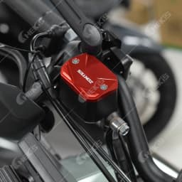 Chekis Is Suitable for Zontes 368g 368E 368K 368D 368m 501g Motorcycle Modification Parts, Brake Master Cylinder Cover, Aluminum Alloy Oil Tank Cover, Hydraulic Oil Tank Decorative Cover