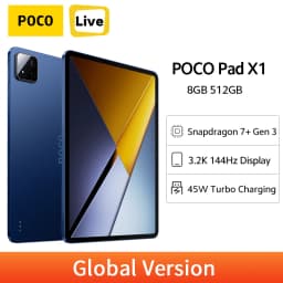 Global Version POCO Pad X1 11.2" 3.2K 144Hz 3200x2136 Display Snapdragon 7+ Gen 3 Wi-Fi 6E Bluetooth 8850mAh Battery 45W