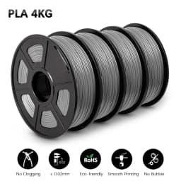 SUNLU 4Rolls PETG Filament 1KG 3D Printer 1.75MM Non-Toxic Good Toughness Biodegradable PLA PLAplus SILK No Bubble 0.5KG TPU