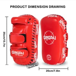 Professional Muay Thai Foot Target Thickened Boxing Target Sanda Boxing Curved Hand Target Training Equipment Leg Target Mat