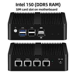XCY Firewall Router Mini PC Celeron J1900 N150 N5105 J4125 4x 2.5G Ethernet Support Virtualization OpenWrt Pfsense OPNsense EXSI