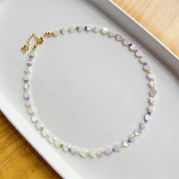 KKBEAD Natural Deep Sea Shell Star Heart Necklace for Women Jewelry Colorful Zircon Beads Necklaces Choker Y2k Accessories