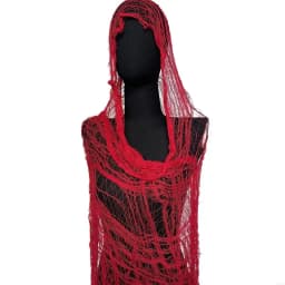 DXAE Distressed Cotton Shawl Ripped Scarf Neck Shawl Wrap for Adult Youth All Matching Hole Scarf Photo Accessories for Women
