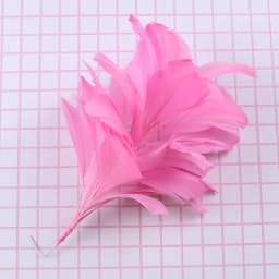 10-12inch Multicolor Turkey Goose Feather Flower Triangle Tipped Coque Free Bendable Feather Plumas Crafts DIY Lady Headdress