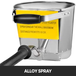 SucceBuy 4 Jet 3 Hp Stucco Sprayer Plaster Hopper Paint Spray Gun Wall Painting Concrete Tool for Painting Wall or Ceilings