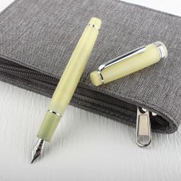 Jinhao 82 Fountain Pen Transparency Gold Clip Spin Pen Popular EF F M NIB Business Office School Supplies Writing