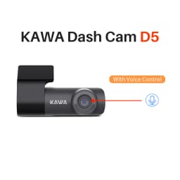 KAWA Dash Cam D5 2K Voice Control 24H Parking Guard 360° Rotation WiFi Monitor WDR G-Sensor Emergency Recording Supercapacitor