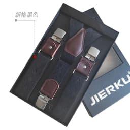 Leather Suspenders Men 3.5cm Y-Back 3 Clips Male Suspensorios Adjustable Elastic Trouser Braces Strap Belt Suit Accessories