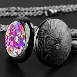 The Amazing Digital Circus Dome Quartz Pocket Watch Vintage Men Women Necklace Pendant Creative Clock Gifts Reloj De Bolsillo