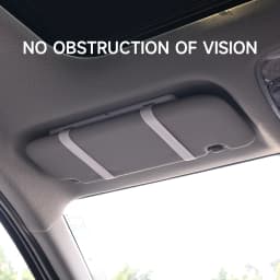 Fccemc Car Sun Visor Makeup Mirror LED Touch Screen Adjustable Brightness Auto Interior Makeup HD Mirror Charging Vanity Mirror