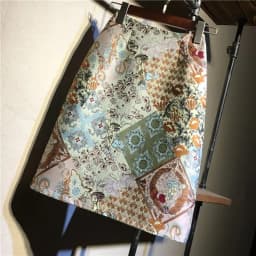 Autumn 2023 High Waist A-line Skirts Light Mature One Step Skirt Ladies Medium Length Retro Wrapped Hip Skirt Jacquard Skirt