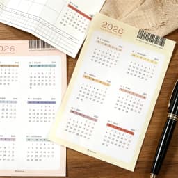 2026 Calendar Sticker Notebook Index Sticker Multifunctional Stationery Supplies Ledger Stickers 2026 Calendar Card