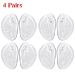 Silicone Slippers Sandals Forefoot Pad Flip-flop Pad Clip Foot Pads GEL Shoes Insole Foot Care Massage Particle Non-slip Cushion