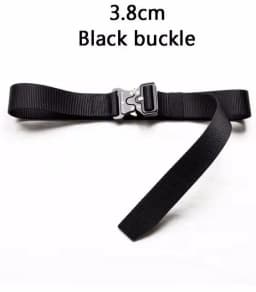 3.8cm 3cm 2.5cm canvas tactical belt for men and women trendy hip-hop punk outdoor hunting girdle outdoor sports youth waistband