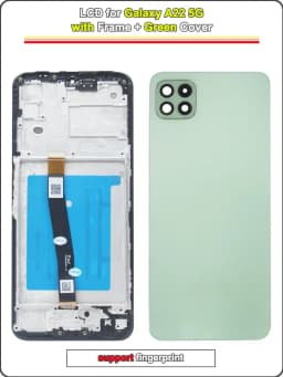 Tested LCD for Samsung Galaxy A22 5G A226B A226BR A226L Display Touch Screen Digitizer Assembly with Frame for Samsung A22 5G