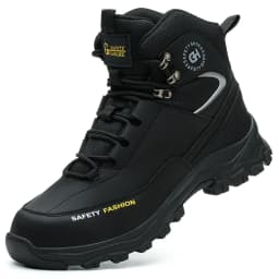 Construction Safety Shoes Men Waterproof Work Boots Anti-smash Steel Toe Shoes Puncture-Proof Indestructible Shoes Safety Shoes