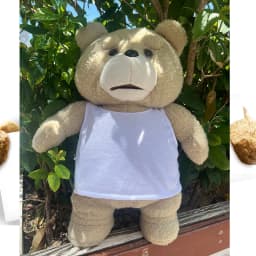 43cm 10 Movie Teddy Bear Ted 2 Plush Doll Toy Apron Soft Plush as a Christmas Birthday Gift for Good Friends