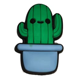 1pcs PVC Shoe Charms Buckle Hat Cactus Succulent Tree Potted Lily Kiwi Sandals Shoes Decoration Fit Wristbands Accessories