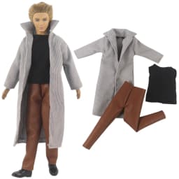 1 Set Doll Clothes Corduroy Outfit for 12 inch Ken Doll Many Style for Choice