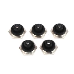 5Pcs New Product M12 * 0.75 12MM Toggle Switch Waterproof Cap With Hexagonal Metal Edge Accessories