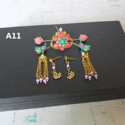 Costume Doll Headwear Hairpin Accessory Set Handmade 1/6 Doll Costume Heardress Accessories For 30CM Chinese Doll Toys ZH188
