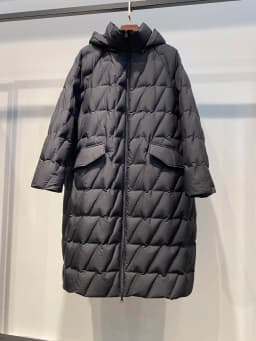 Janveny 2026 New Winter Oversized Over Knee Puffer Jacket Women Solid Long Sleeve Zipper Hooded White Duck Down Coat Warm Parkas