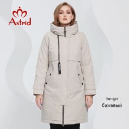 Astrid 2022 Winter Women's Coat Plus Size Jacket Hooded loose Warm Parkas Bio Fluff Thick Parka Coat Hight Quality Female New