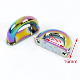 5/10Pcs Deepeel Metal Arch Bridge Bag Side Clip Buckle D Ring Screw Hook Handbag Strap Handle Connect Clasp Bags Accessories