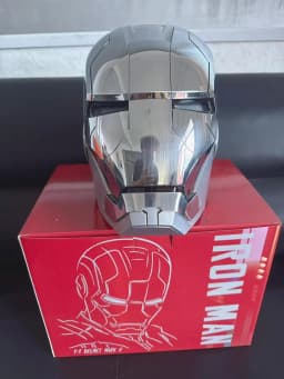 New War Machine Iron Man Helmet Mk5 Mk50 M17 Helmet Mask 1:1 Openable Voice Control Adult Cosplay Collection Ornament Gift