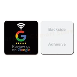 Big Review Us on Google Reviews 13.56MHz Programmable Waterproof NFC Tap Card NT/AG213 144bytes NFC-Enabled Google Reviews Cards
