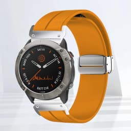 Magnetic Silicone Strap for Garmin watch Fenix 6 6x 7 7x pro 5 5x Plus 3 3HR Quick Fit No Gaps Sports 22mm 26MM Band for Enduro