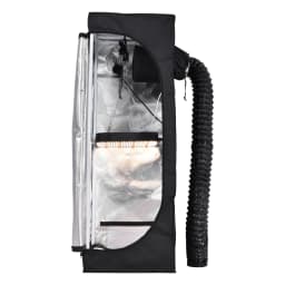 Grow Tent Complete System Grow Tent Growing Greenhouse with Fan, Carbon Filter, LED Dimmable Full Spectrum Grow Lamp