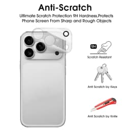 1-5Pcs Ultra Clear Tempered Glass For iPhone 18 Pro Max 18Pro Duo 17Pro Rear Lens Film HD Camera Protective Tempered Glass Cover