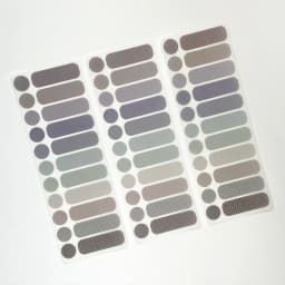 3sheets Ins Simple Solid Color Label Dot Sticker Planner Handbook DIY Basic Decoration Handmade Scrapbooking Supplies