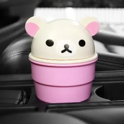 Car Trash Can Cute Storage Cup For Car Cartoon Trash Cup Bear Trash Can Storage And Sorting In The Car Automotive Goods