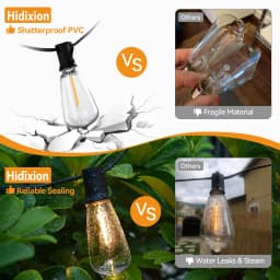 String Light Festival Light ST38 100FT 50Bulbs Indoor Retro Light String Garden Decoration String Light