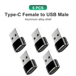 NNBILI Type C to USB Adapter 3.0 USB-C 3.1Male OTG A Female Data Connector For MacBook Pro iPad Mini 6/Pro MacBook Air C Devices