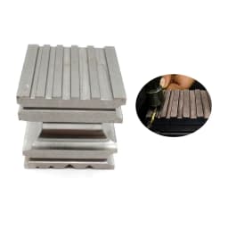 Square Six-Sided Dapping Block High Hardness Steel Forming Shaping Tool Jewelry Tools