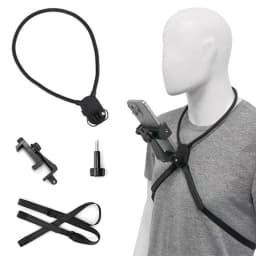 Action Camera Neck Mount Quick Release Chest Mount for GoPro Hero Insta360 DJI OSMO Action Phone Neck Mount Accessories