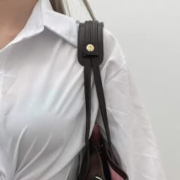 PU Leather Bag Strap Decompression Pads Portable Pressure Relief Wide Bag Handle Fixing Clip Snap Anti-slip Shopping