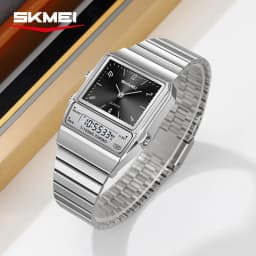 SKMEI 2632 Student Dual Display Luxury Watch for Men Women's Electronic Waterproof Chrono Mens Wristwatches Quartz Watches Reloj